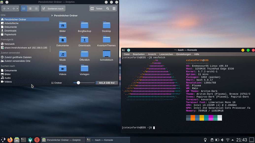 Share Your Desktop - #1308 by ricklinux - Lounge - EndeavourOS