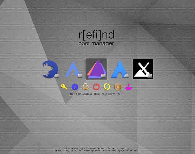 refind boot manager themes