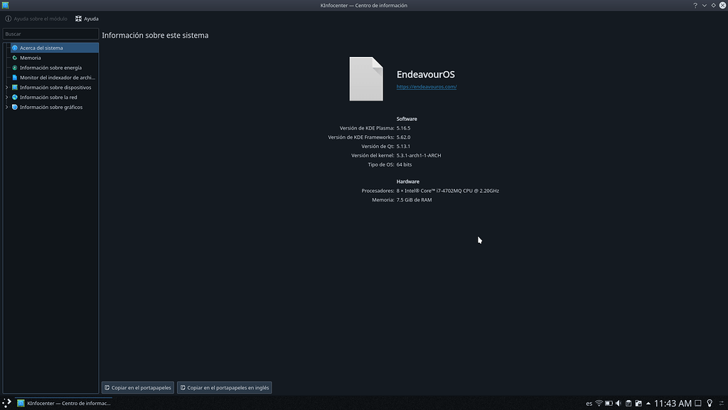 Fresh KDE install, a few questions - EndeavourOS installation - EndeavourOS