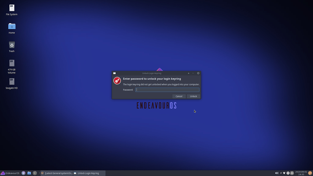 Unlock login keyring как убрать linux mint