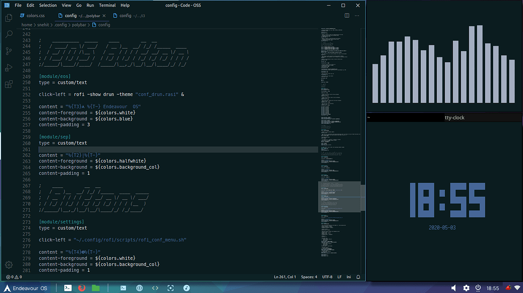 I tried cloning EOS Xfce theme on i3wm - All WMs - EndeavourOS