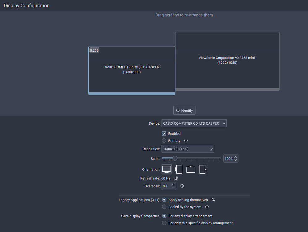 Positioning dual monitors on Hyprland - Applications - EndeavourOS