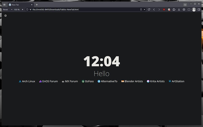 Tabliss New-Tab Extension/Add-On [UPDATE: 12/15/2025] - Page 2 - Linux ...