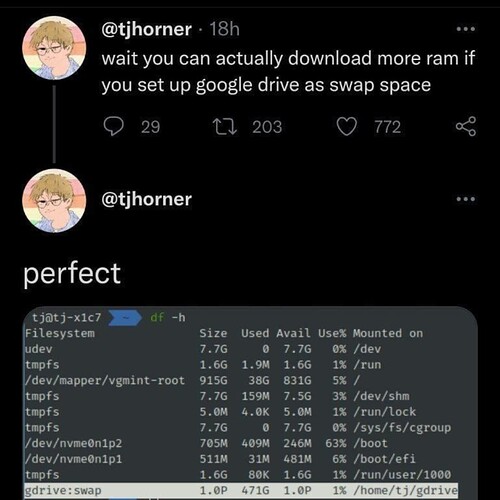 Download more RAM (literally)