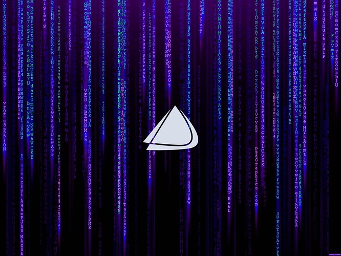 EndeavourOS-Purple-Linux-Matrix