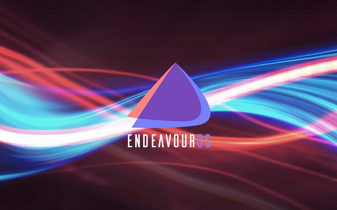 endeavouros-x-blue-and-red-lighting-centered