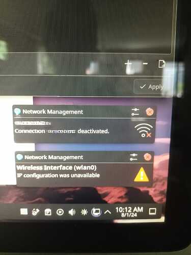 wifi error