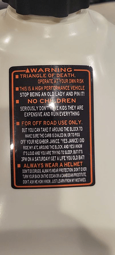 warninglabel