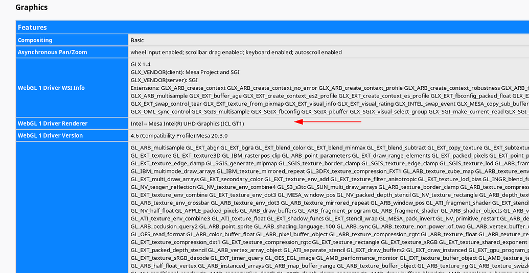 webgl graphics acceleration webgl graphics acceleration