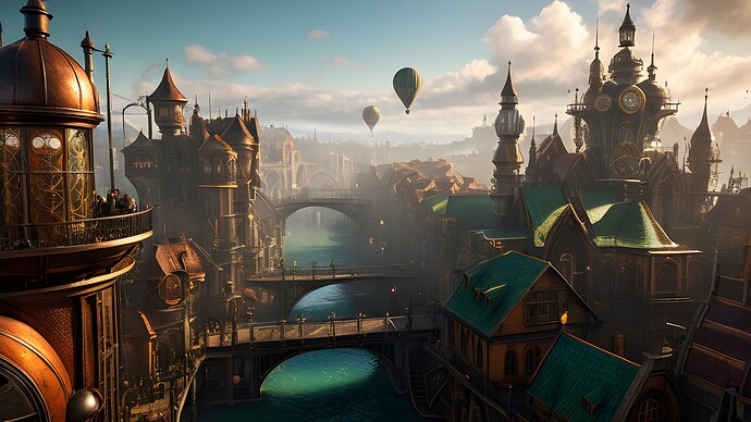 Steampunk City Grand View