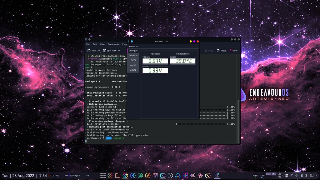 No Fan speed in lmsensors or Xsensors since kernel 5.19 update