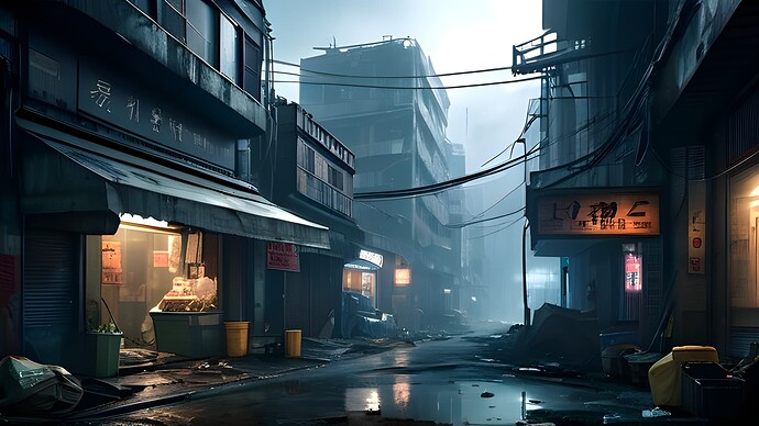 Cyberpunk Dark City