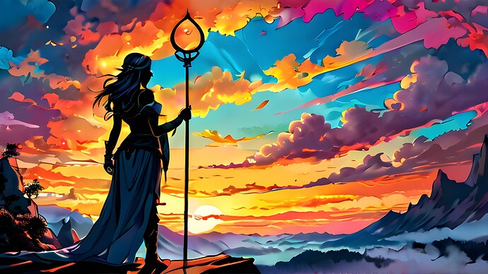 colorful_silhouette