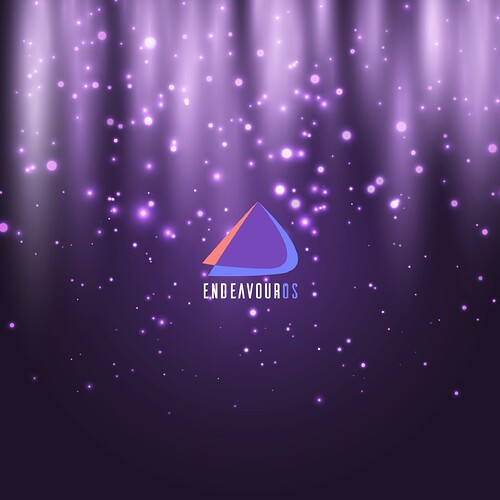 endeavouros-x-abstract-glowing-lights-background-vector-centered