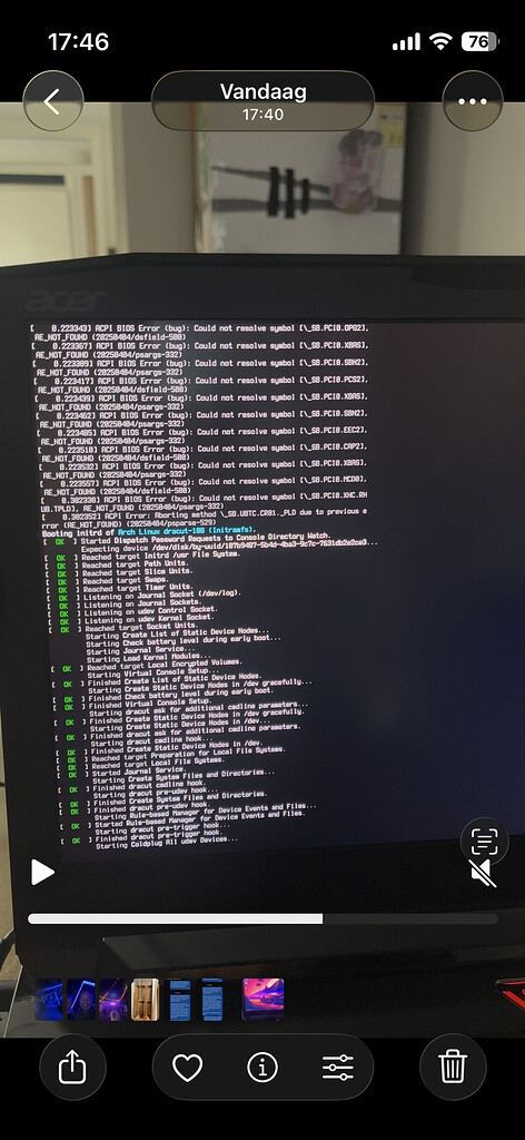 Dracut shows Arch linux during boot - Kernel, boot, graphics & hardware ...