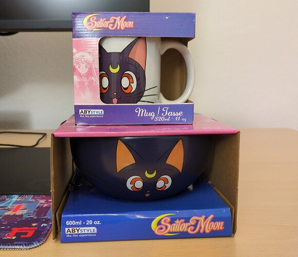 Sailor Moon Mug and Bowl Luna