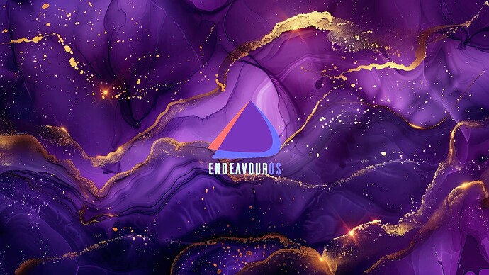 EndeavourOS-X-marble-1920x1080-violet-gold