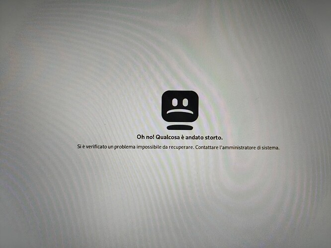 crash screen