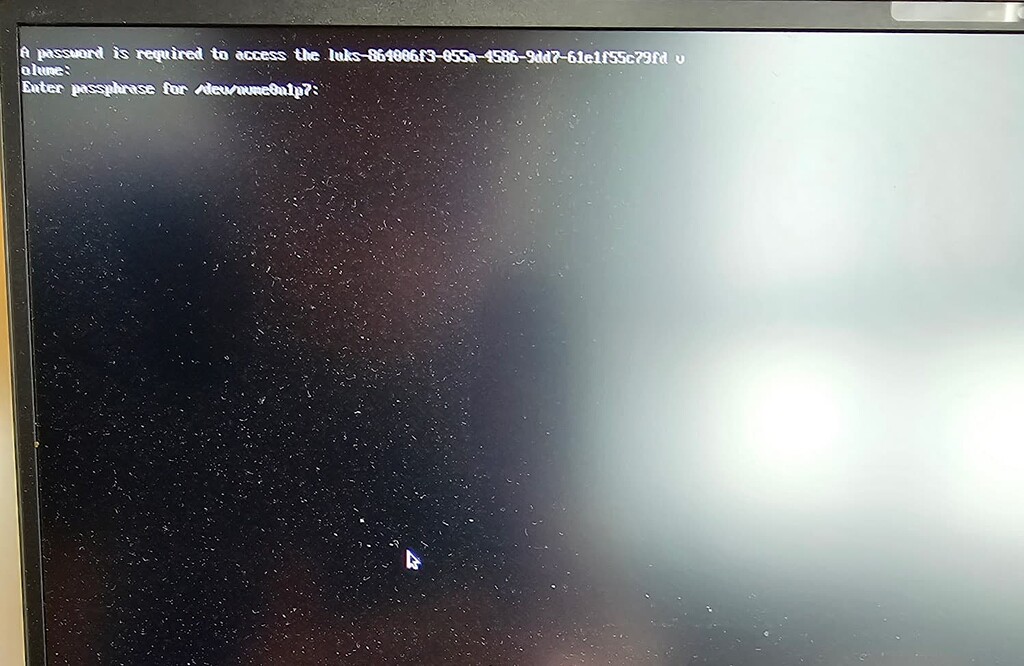 Stuck on a black screen with a cursor after restart Newbie EndeavourOS