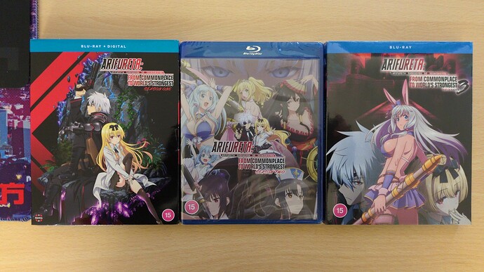 Arifureta Season 1-3 front