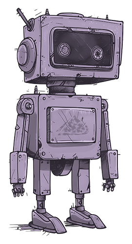EnOS Retro Robot e-logo