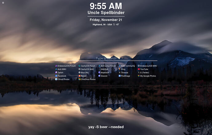 Tabliss New-Tab Extension/Add-On [UPDATE: 12/15/2025] - Page 2 - Linux ...