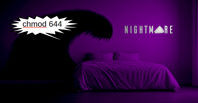 nightmare - chmod 644