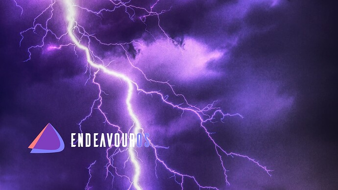 EndeavourOS-X-Digital-Lightning-FJ-White-Wolf-HD