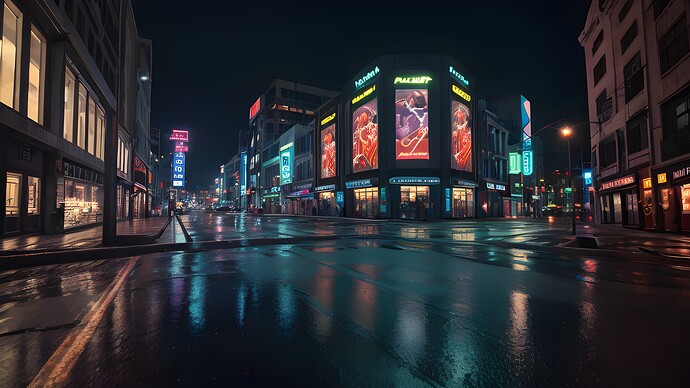 city_nightscape_background