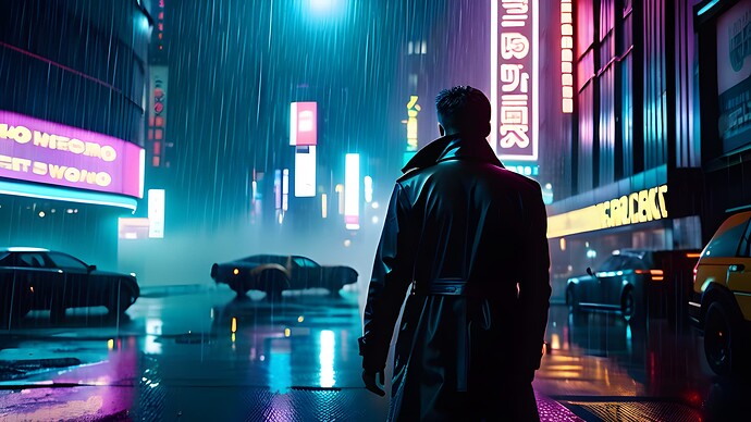 Neo Noir Cityscape
