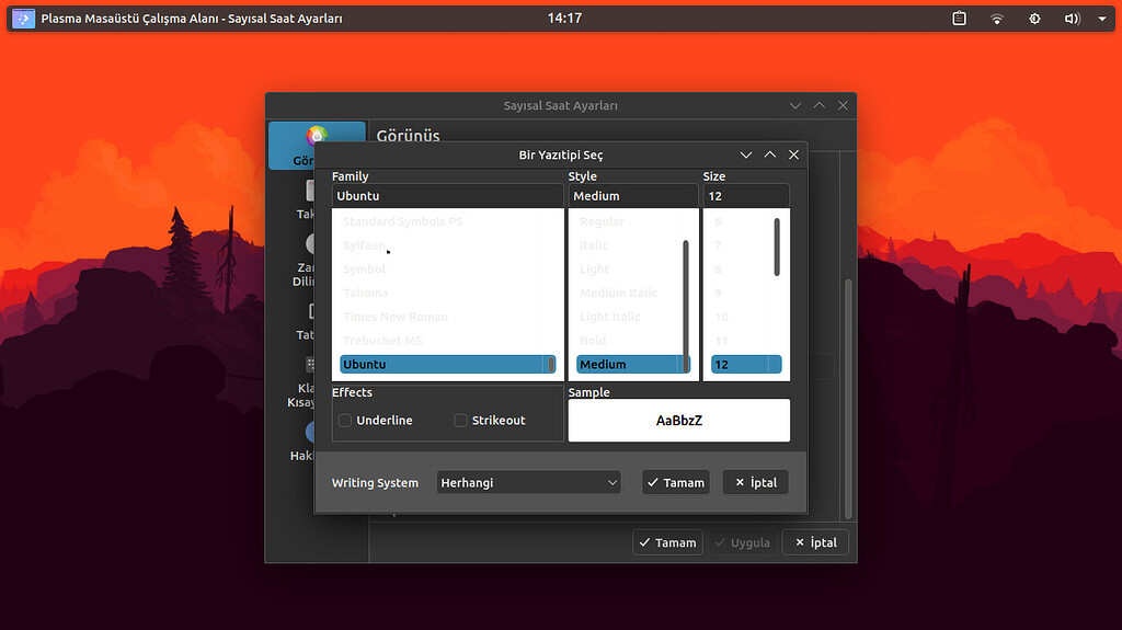 Font selection screen unreadable in kde plasma - Plasma - EndeavourOS