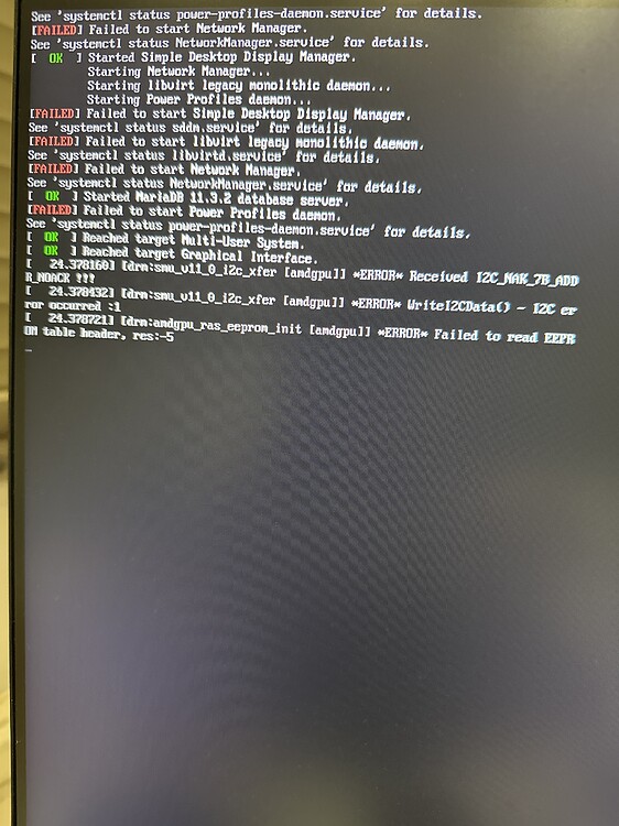 System unbootable after recent update - Kernel, boot, graphics ...