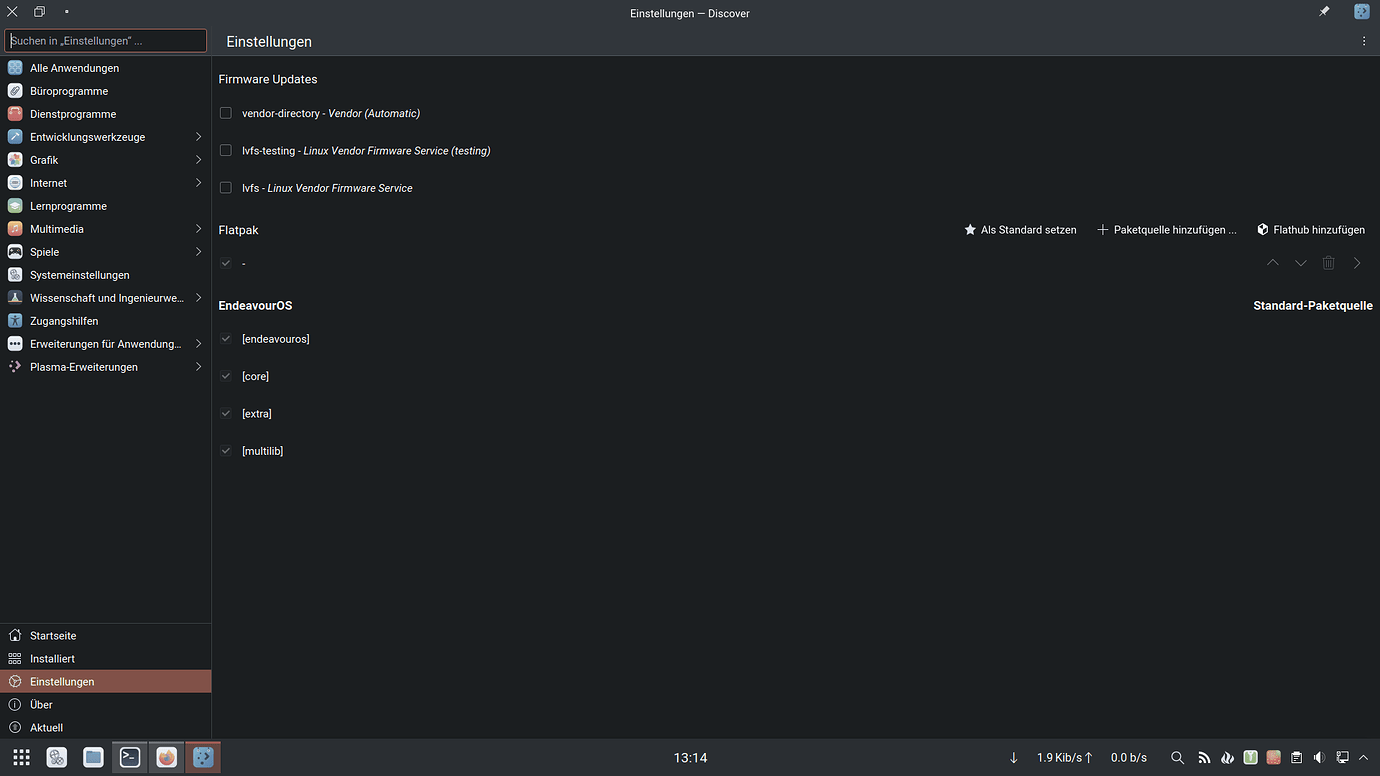 Xdgdesktopportalgnome Cinnamon EndeavourOS