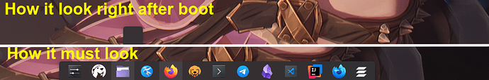 KDE panel problem