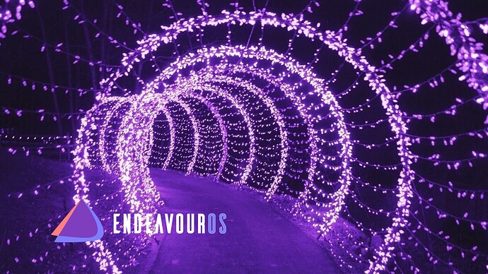 EndeavourOS-X-white_decoration_lights_purple_aesthetic_hd_purple_aesthetic
