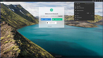 element web app