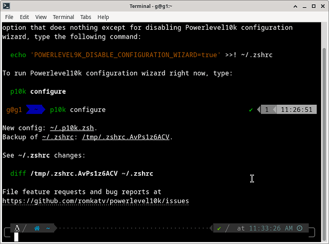 zsh