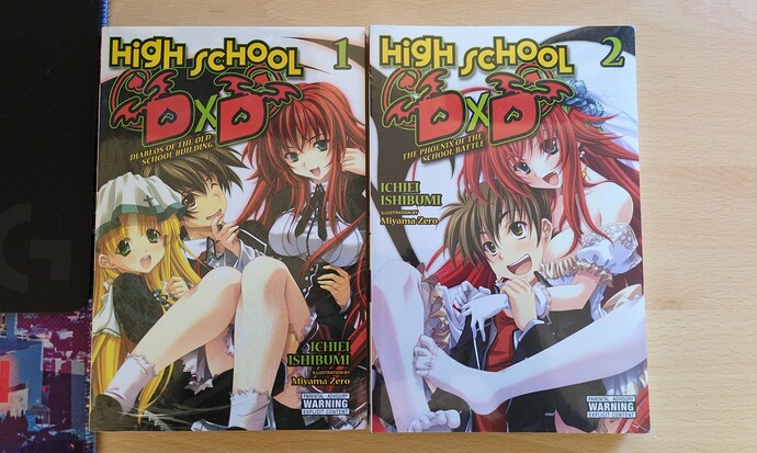 High School DxD (light novel) 1-2 front
