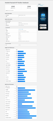 Geekbench-Endeavouros