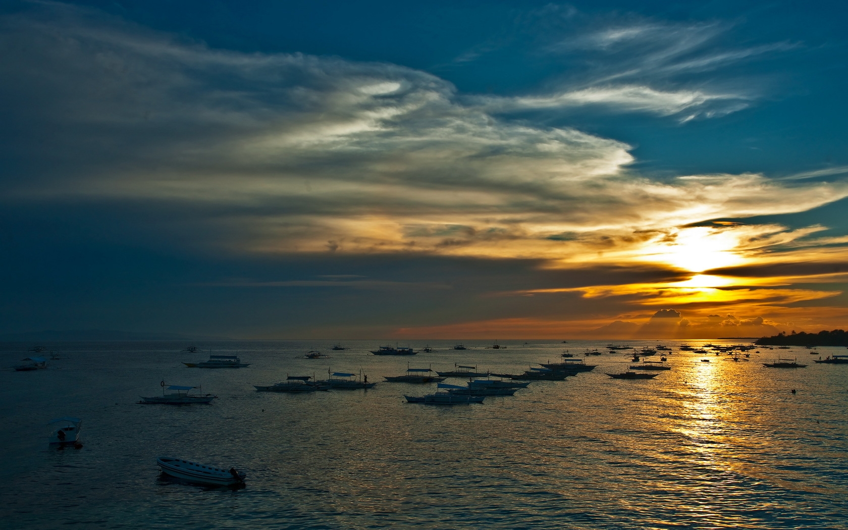 Twilight-sea-sky-boats-decline-681296-wallhere.com