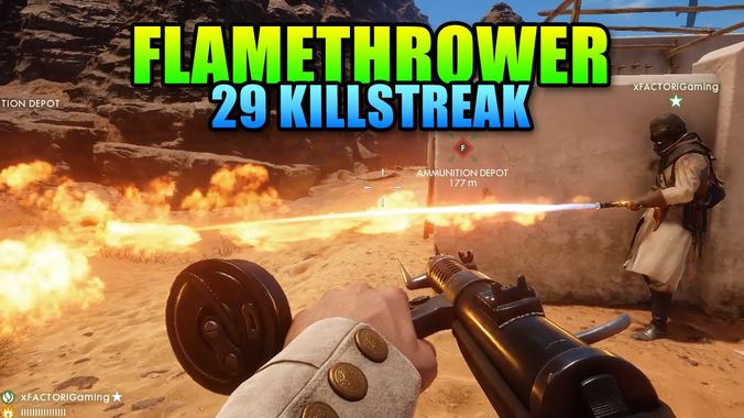 flamethrower 29 kill streak