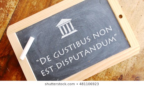 de-gustibus
