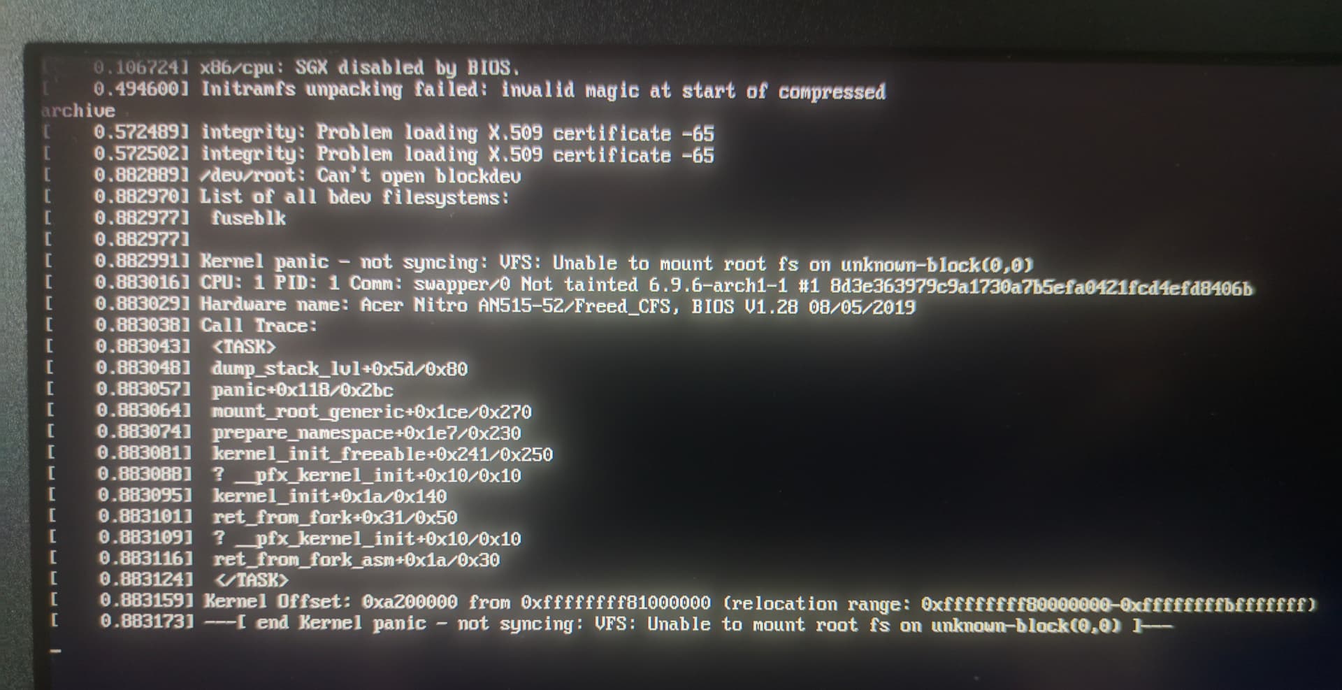 Boot Stuck on "Welcome to EndeavourOS!" - Kernel, boot, graphics ...
