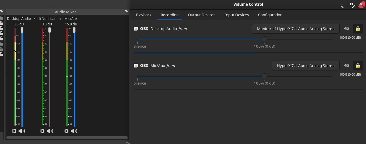 OBS Studio (Browser version) doesn't record desktop audio ( - Applications  - EndeavourOS