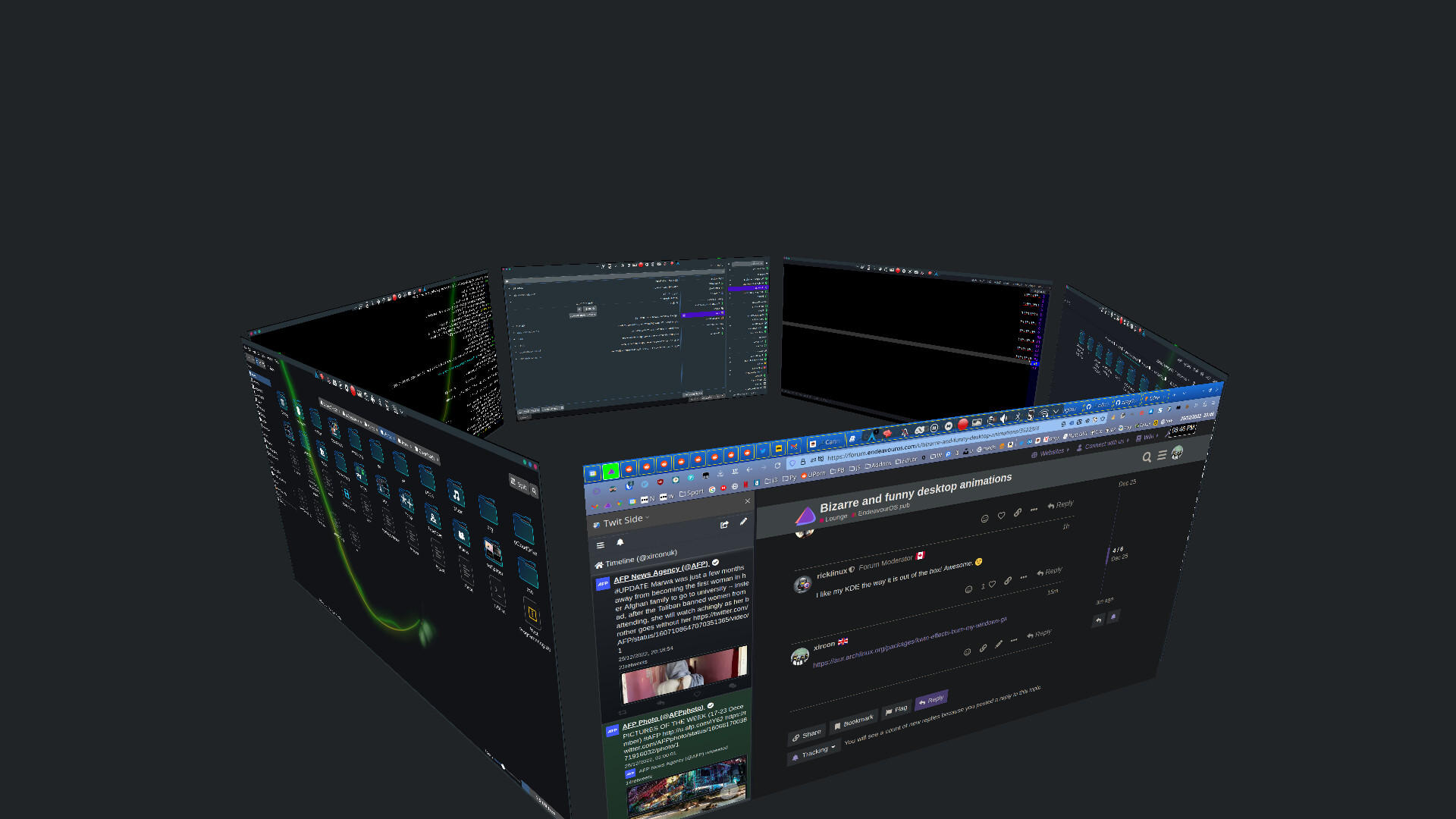 Bizarre and funny desktop animations - Linux lounge - EndeavourOS