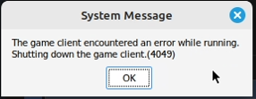 System Message 4049 (2)