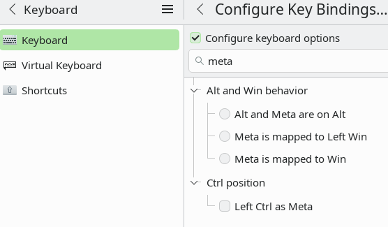 Which key is the META key - Linux lounge - EndeavourOS