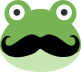 frog-mustache