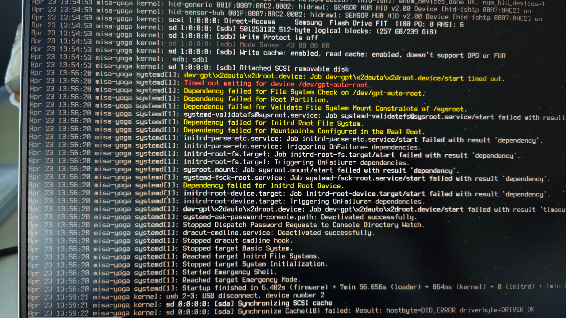 EOS unable to boot - Kernel, boot, graphics & hardware - EndeavourOS