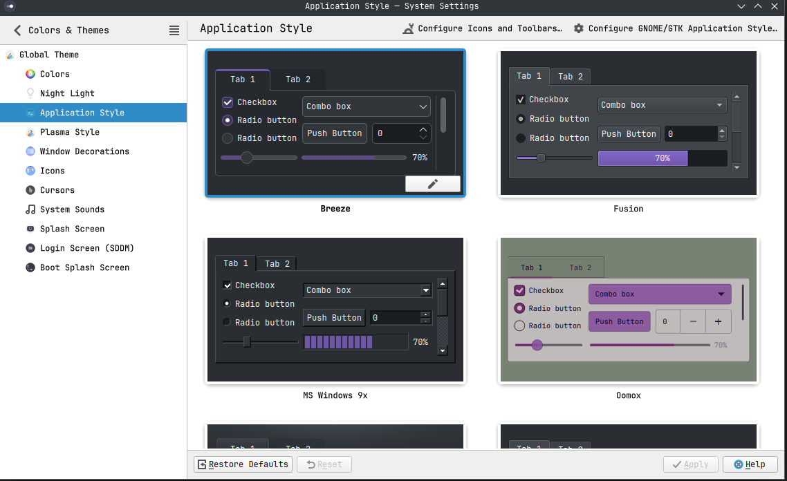 KDE Light theme forced for me ig - Newbie - EndeavourOS